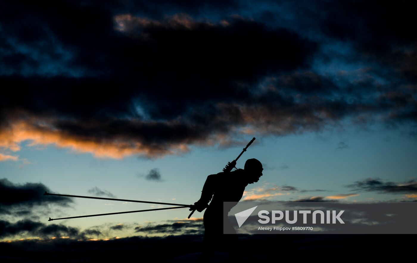 Sweden Biathlon Worlds Men Sprint