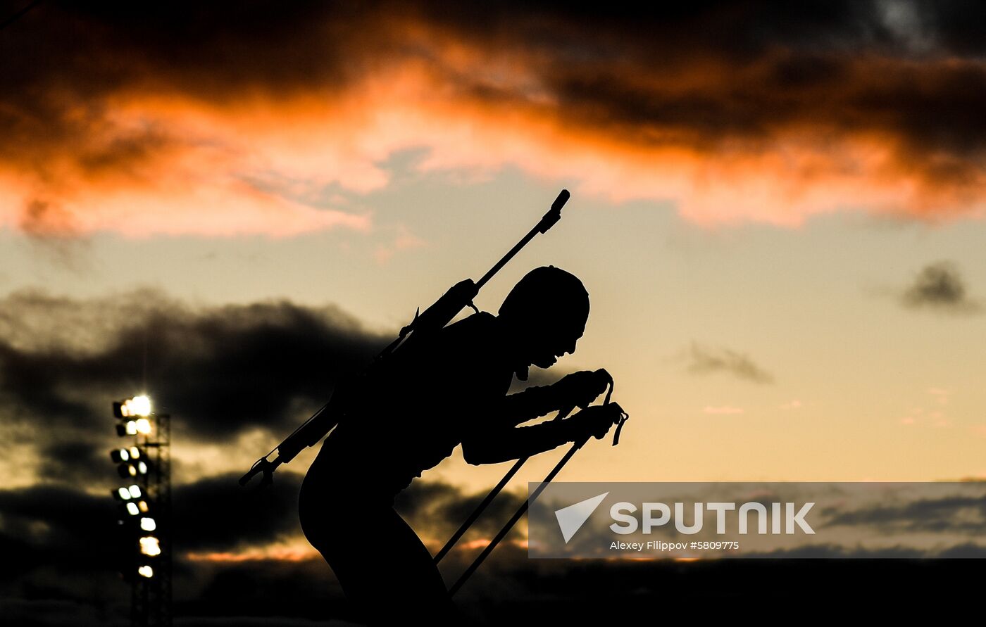 Sweden Biathlon Worlds Men Sprint