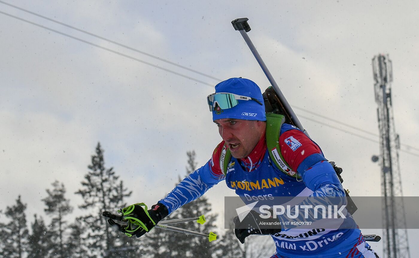 Sweden Biathlon Worlds Men Sprint