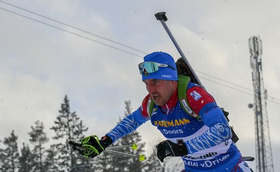 Sweden Biathlon Worlds Men Sprint