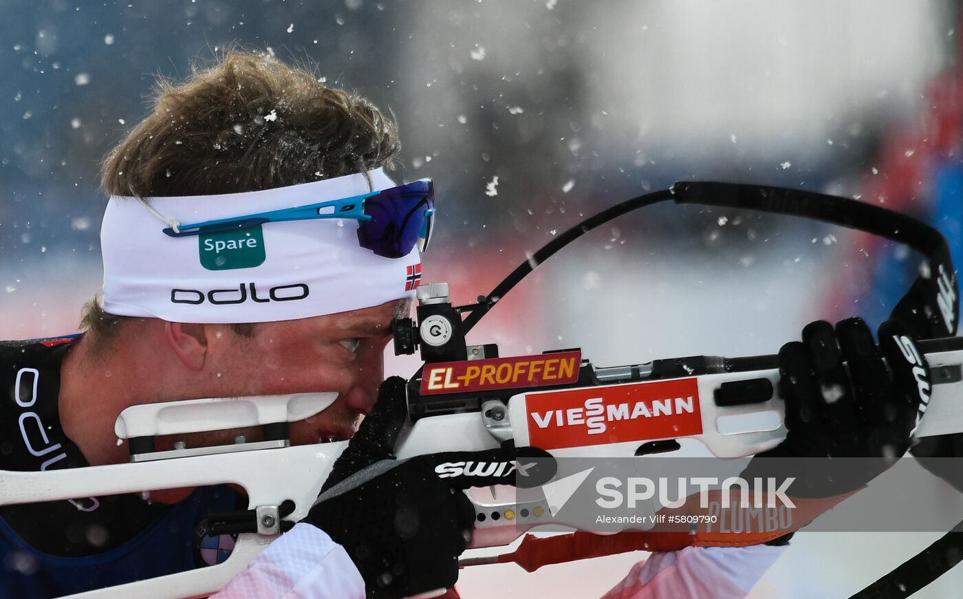 Sweden Biathlon Worlds Men Sprint