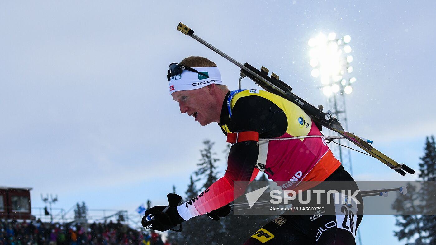 Sweden Biathlon Worlds Men Sprint