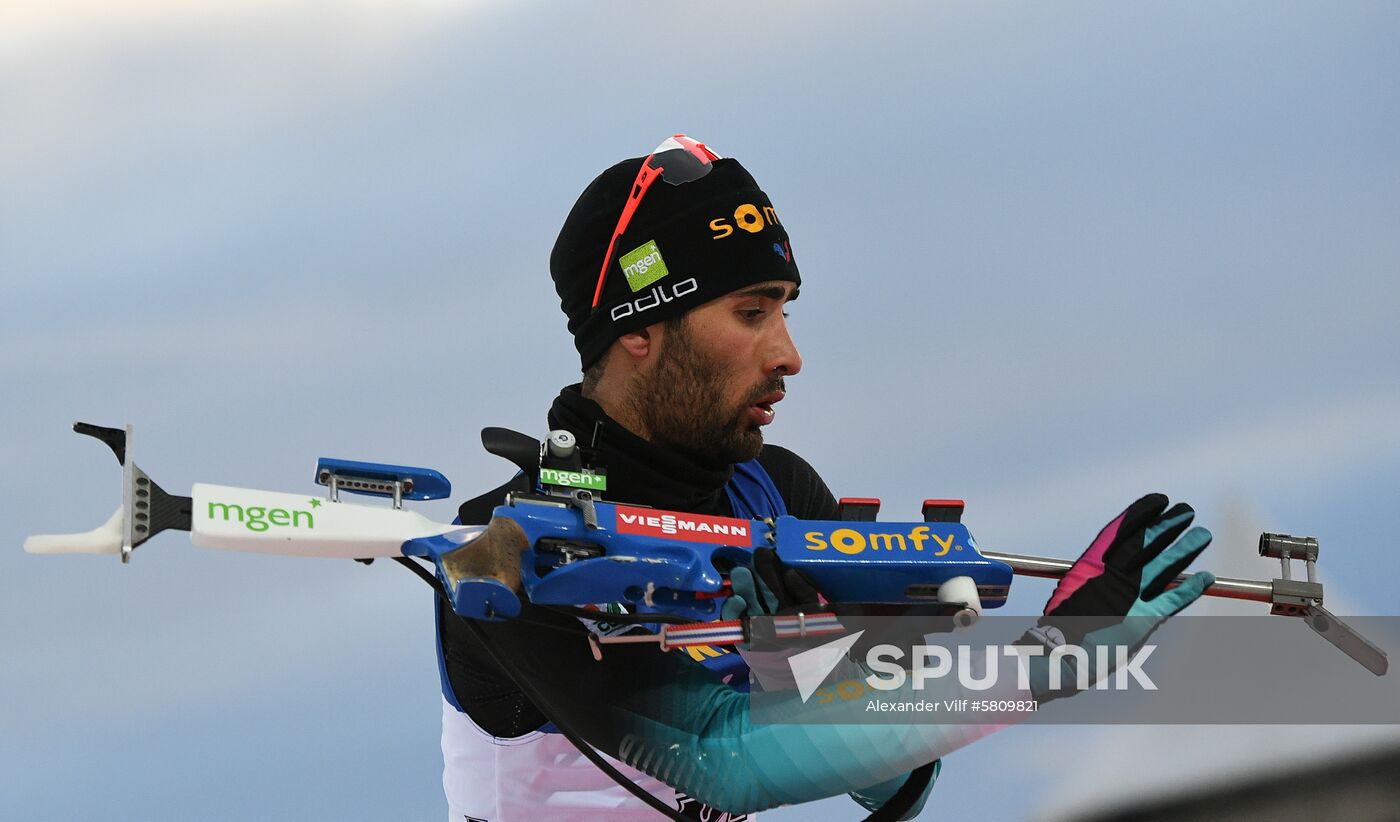 Sweden Biathlon Worlds Men Sprint