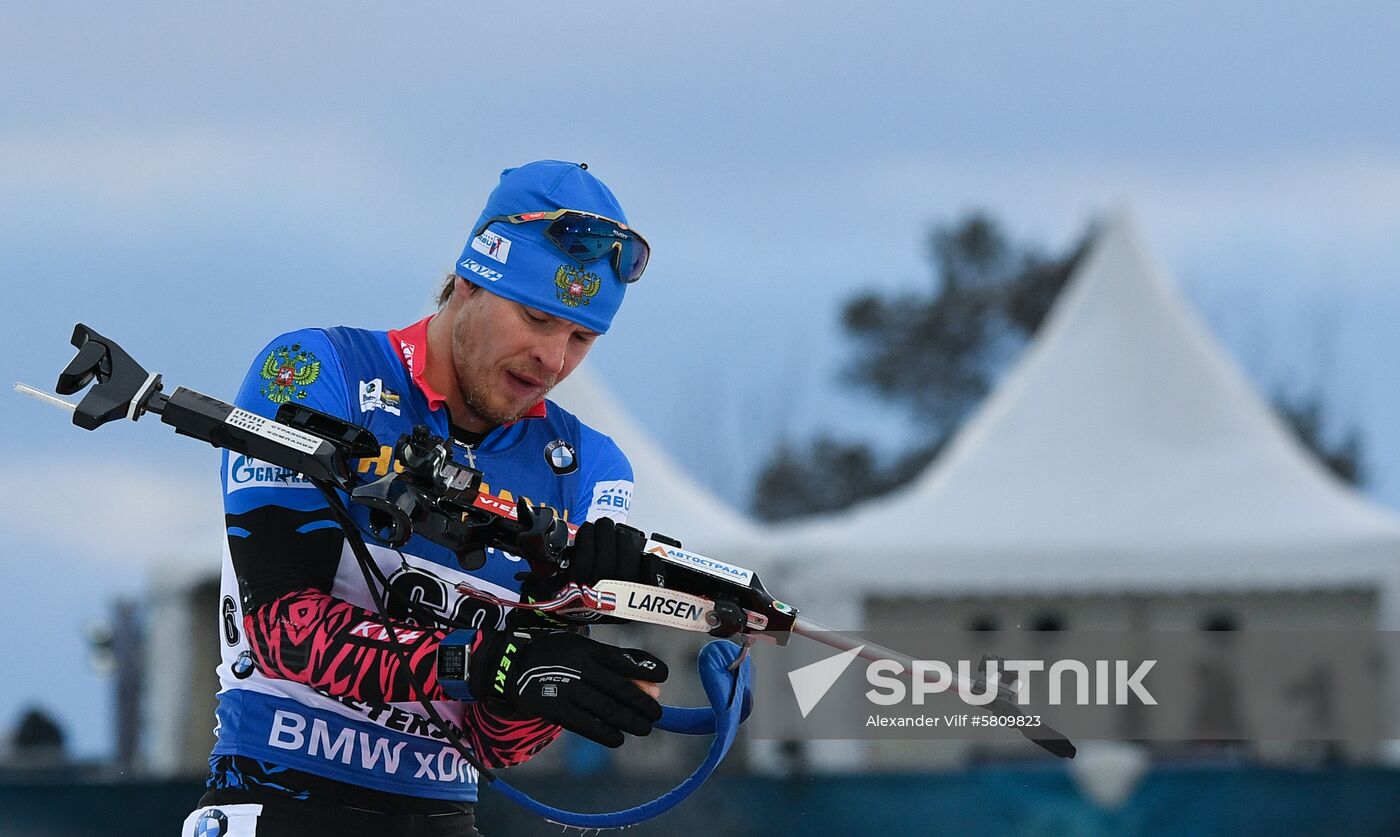 Sweden Biathlon Worlds Men Sprint