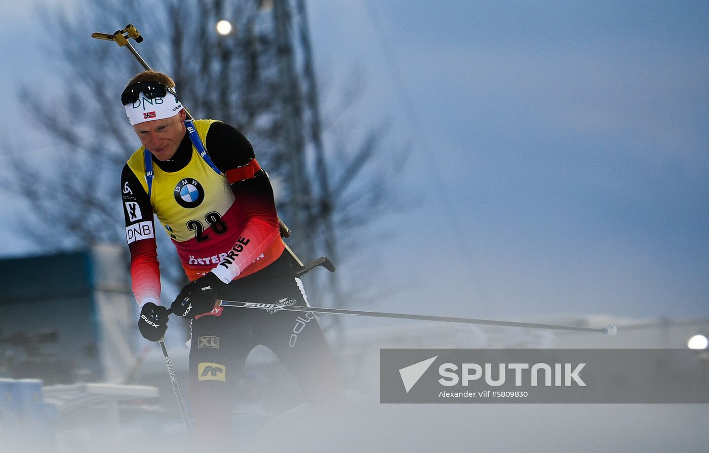 Sweden Biathlon Worlds Men Sprint