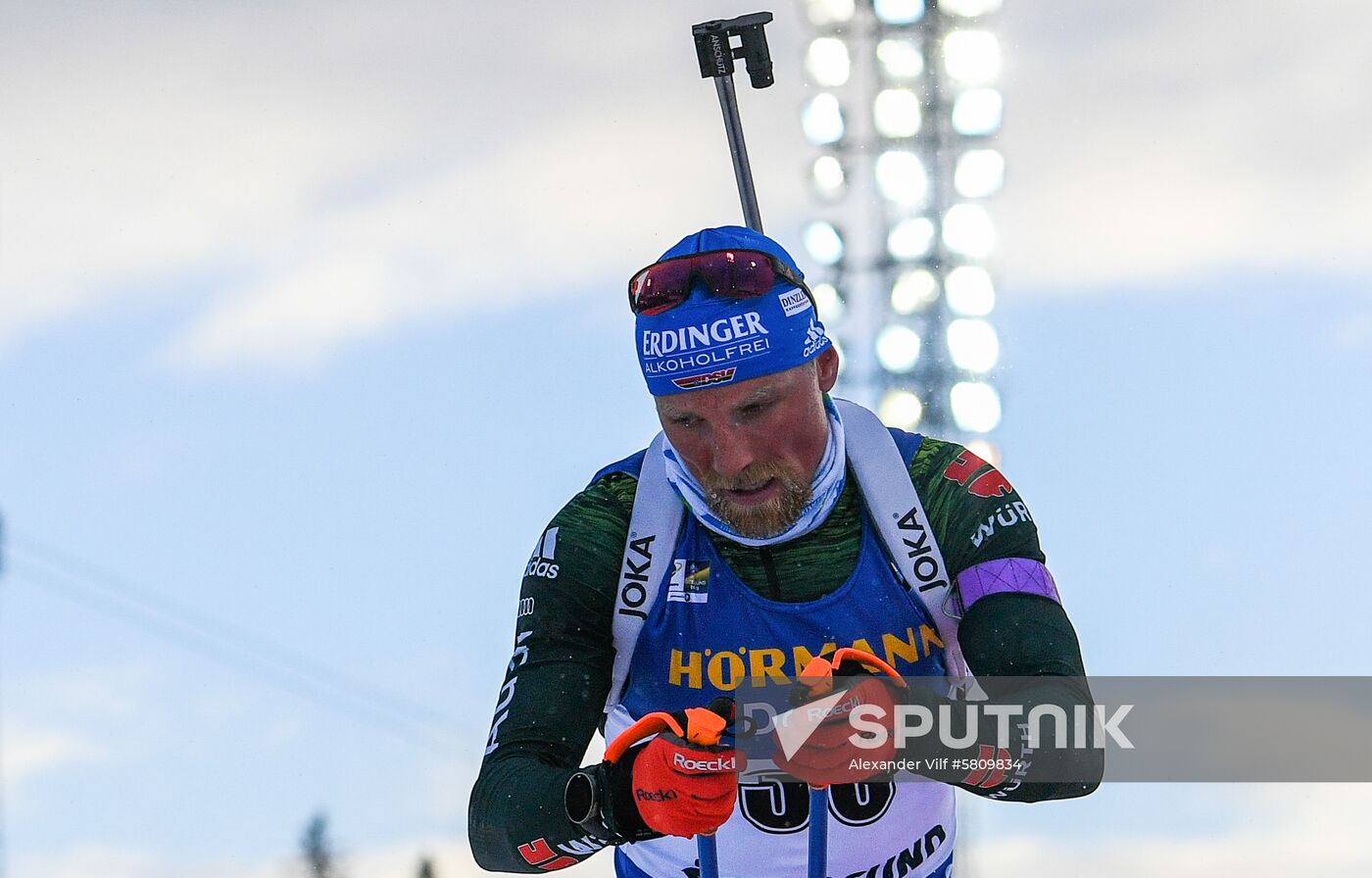 Sweden Biathlon Worlds Men Sprint