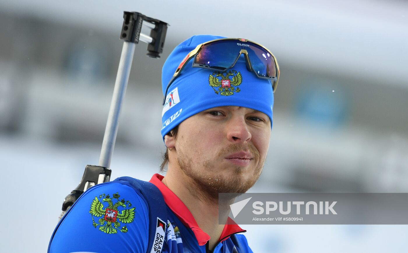 Sweden Biathlon Worlds Men Sprint
