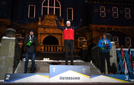 Sweden Biathlon Worlds Men Sprint