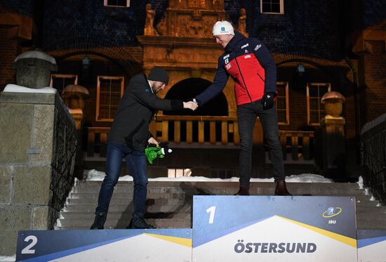 Sweden Biathlon Worlds Men Sprint