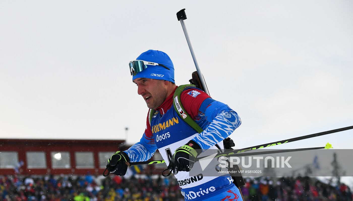 Sweden Biathlon Worlds Men Sprint