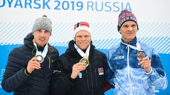 Russia Universiade Biathlon Mass Start Men