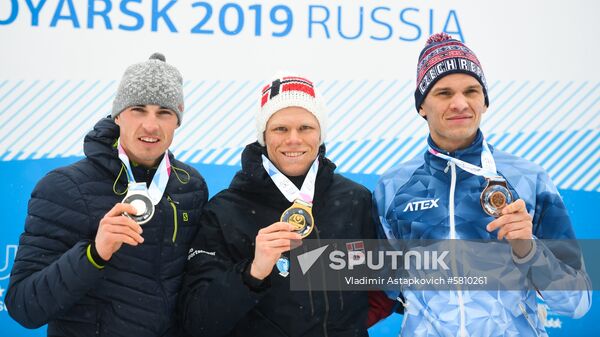 Russia Universiade Biathlon Mass Start Men