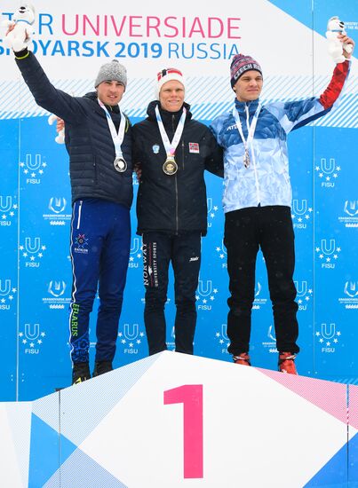Russia Universiade Biathlon Mass Start Men