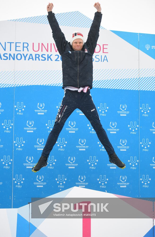 Russia Universiade Biathlon Mass Start Men