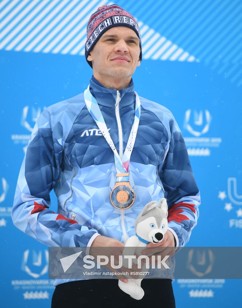 Russia Universiade Biathlon Mass Start Men