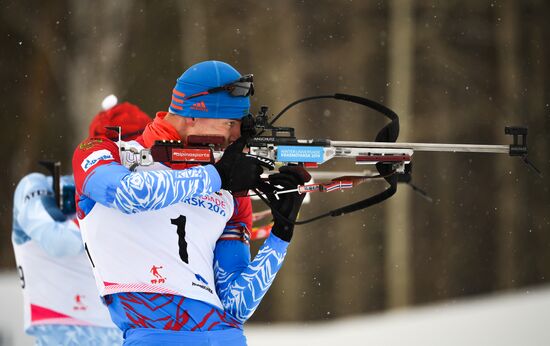 Russia Universiade Biathlon Mass Start Men