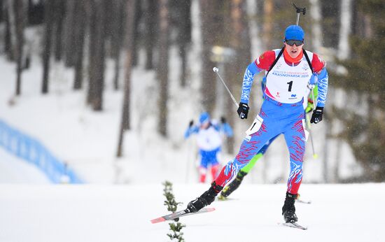 Russia Universiade Biathlon Mass Start Men
