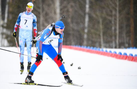 Russia Universiade Biathlon Mass Start Men