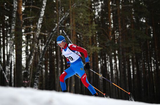 Russia Universiade Biathlon Mass Start Men