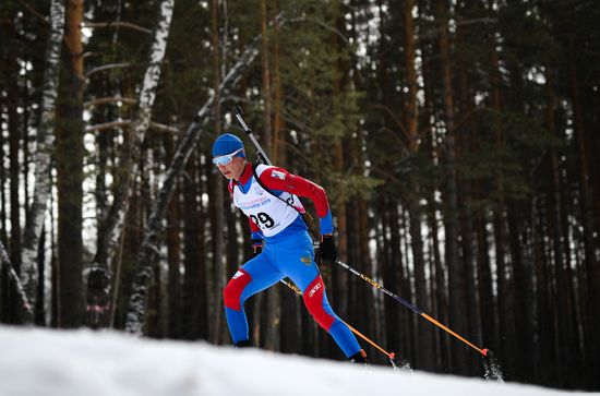Russia Universiade Biathlon Mass Start Men