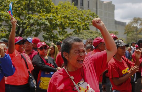 Venezuela Maduro Supporters
