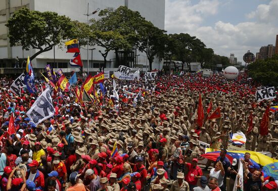 Venezuela Maduro Supporters