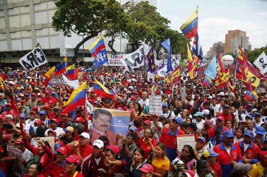 Venezuela Maduro Supporters