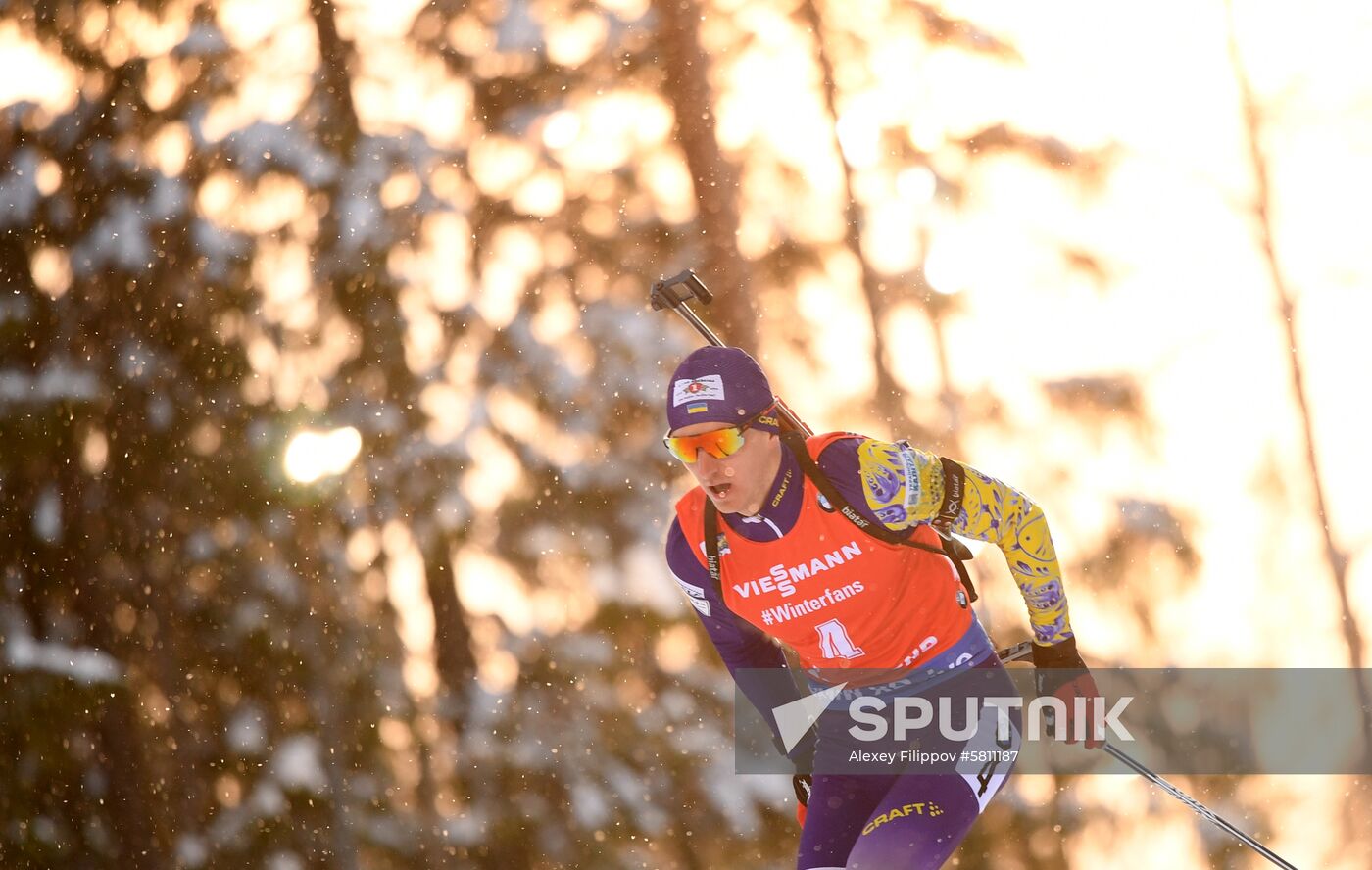 Sweden Biathlon Worlds Pursuit Men