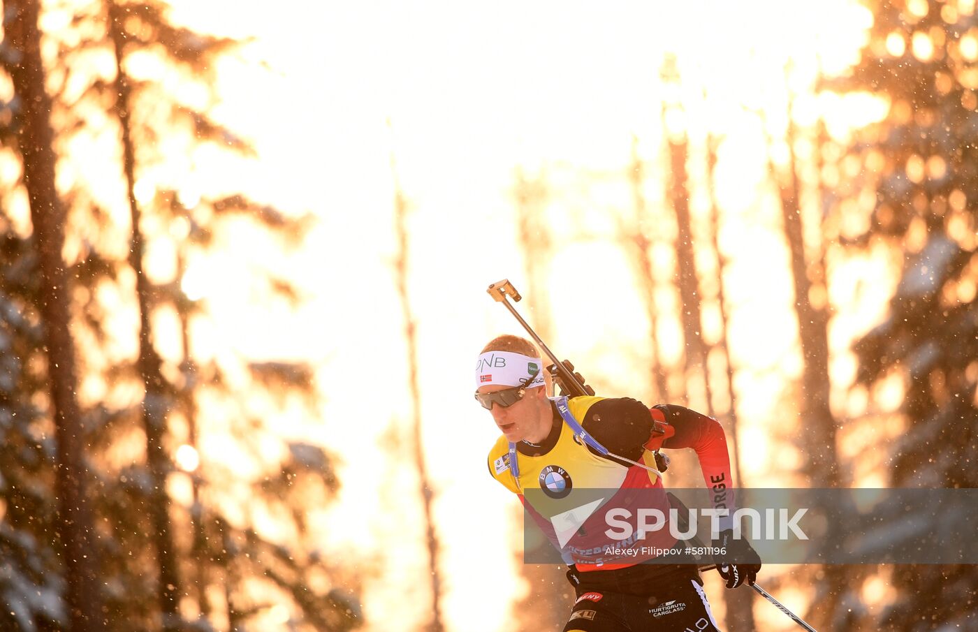 Sweden Biathlon Worlds Pursuit Men