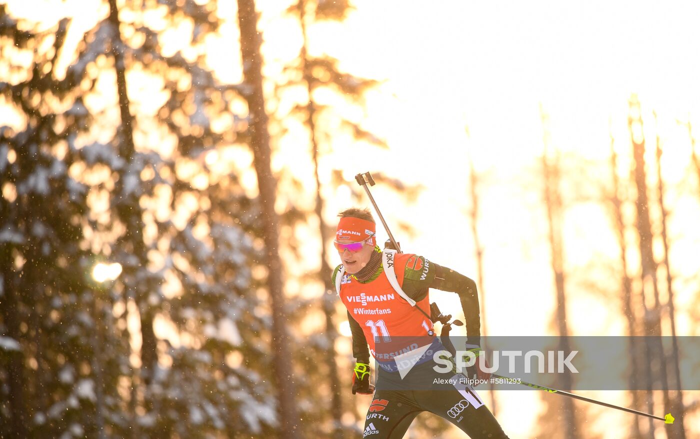 Sweden Biathlon Worlds Pursuit Men