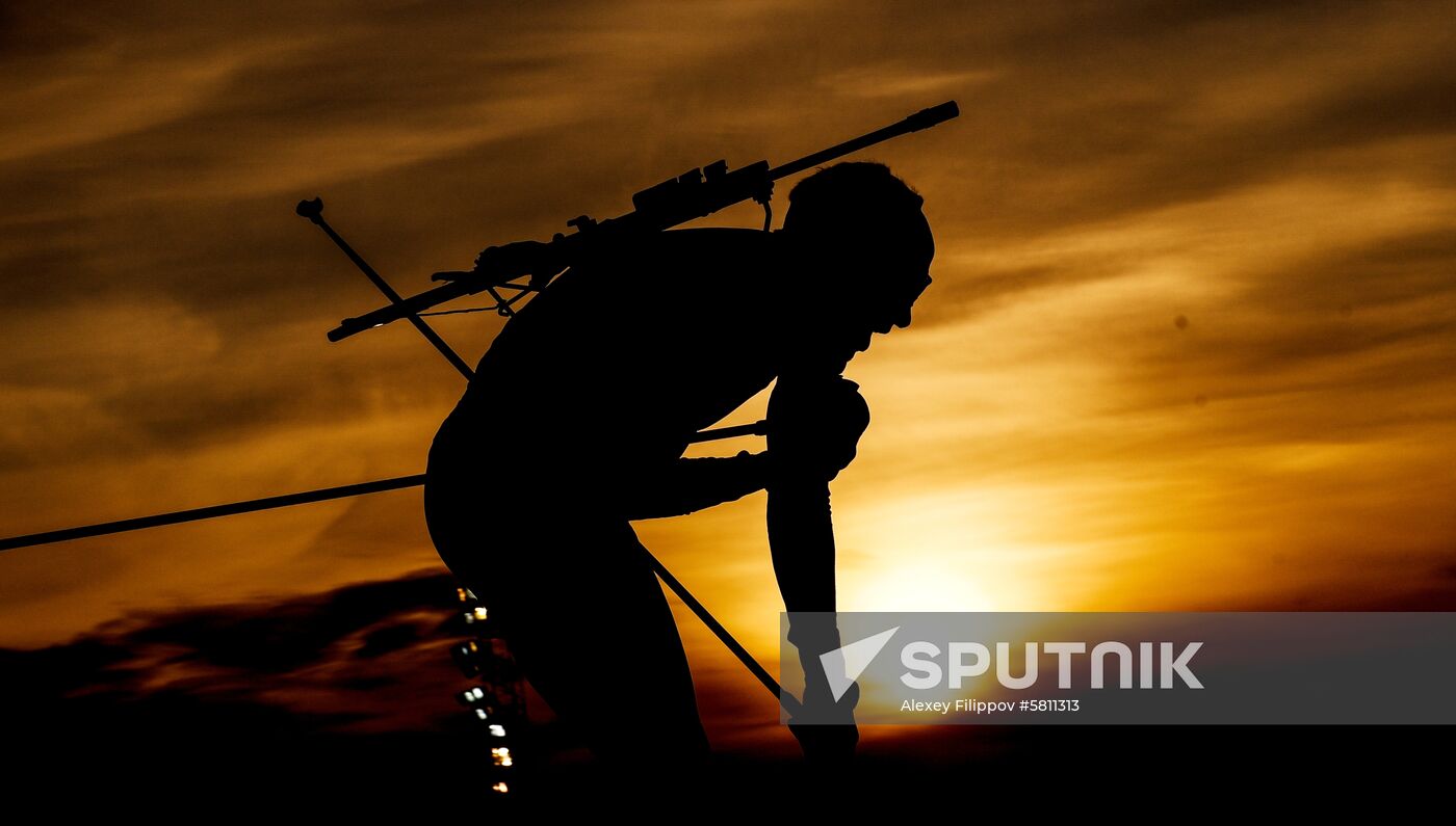 Sweden Biathlon Worlds Pursuit Men