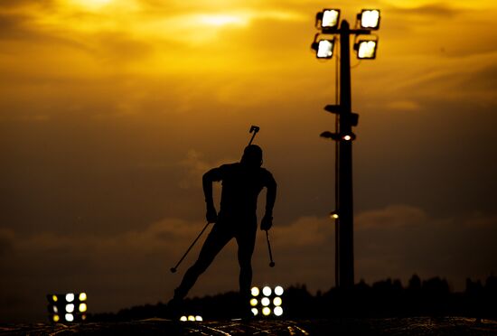 Sweden Biathlon Worlds Pursuit Men