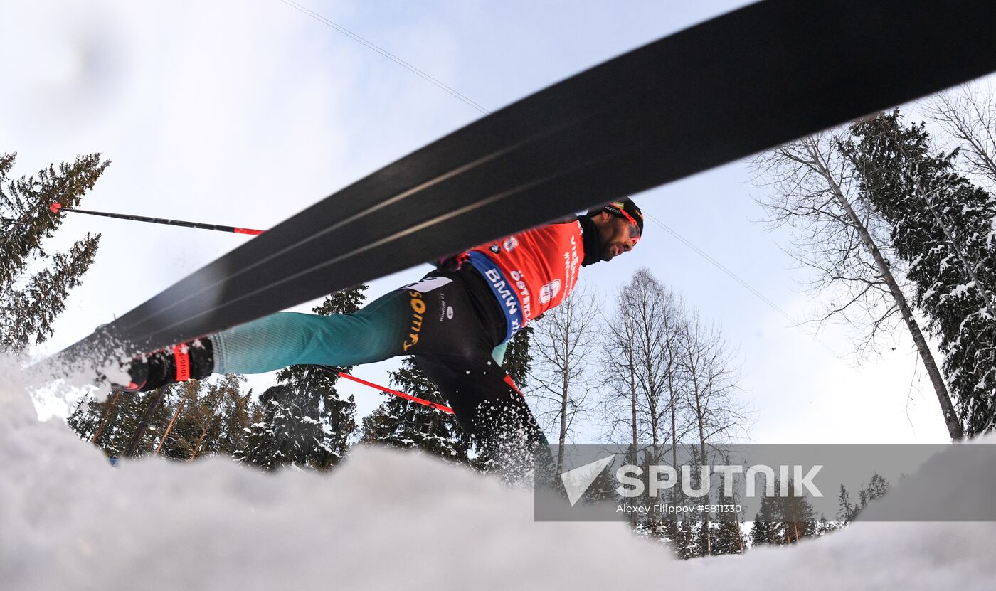 Sweden Biathlon Worlds Pursuit Men