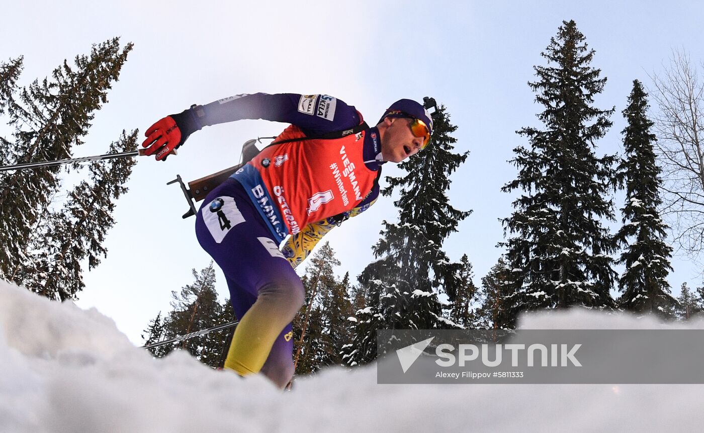 Sweden Biathlon Worlds Pursuit Men