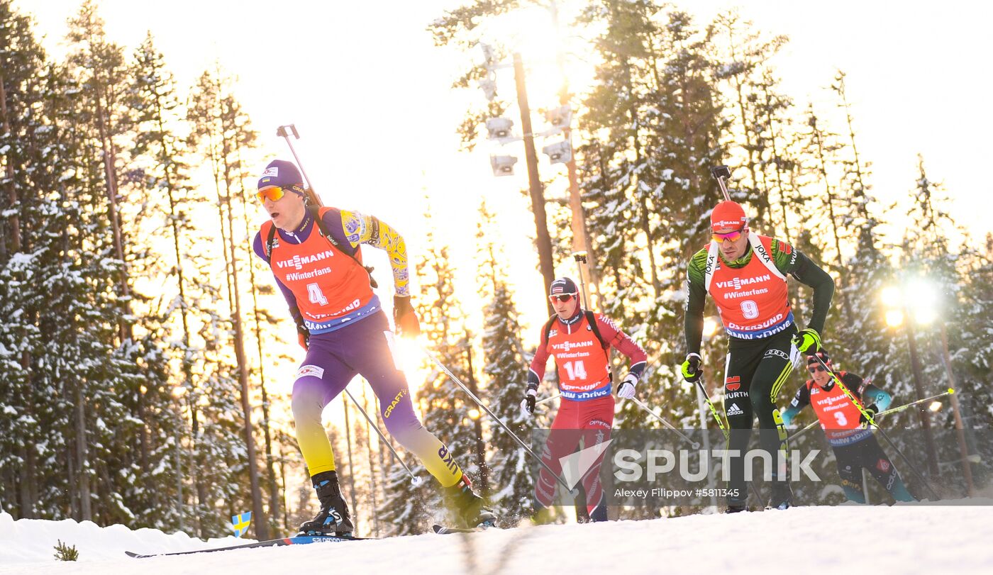 Sweden Biathlon Worlds Pursuit Men