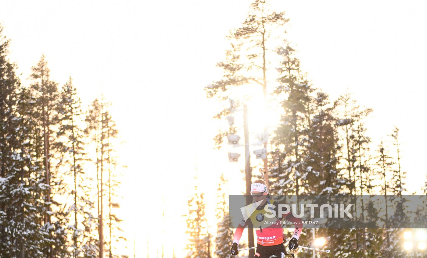 Sweden Biathlon Worlds Pursuit Men
