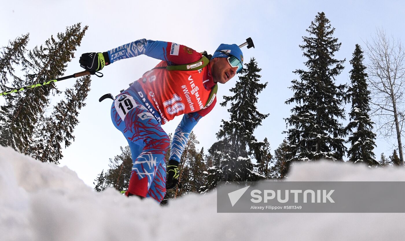 Sweden Biathlon Worlds Pursuit Men