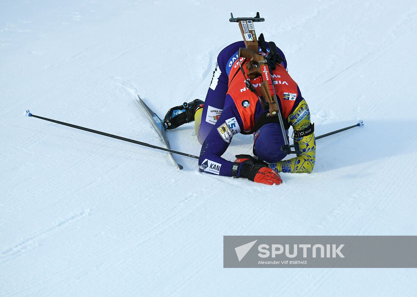 Sweden Biathlon Worlds Pursuit Men