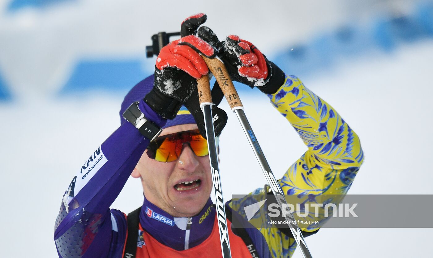 Sweden Biathlon Worlds Pursuit Men