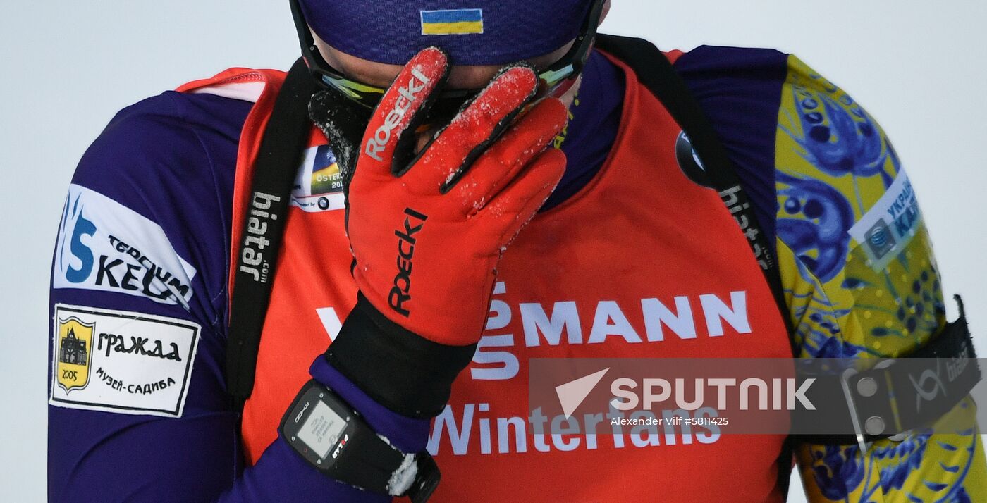 Sweden Biathlon Worlds Pursuit Men