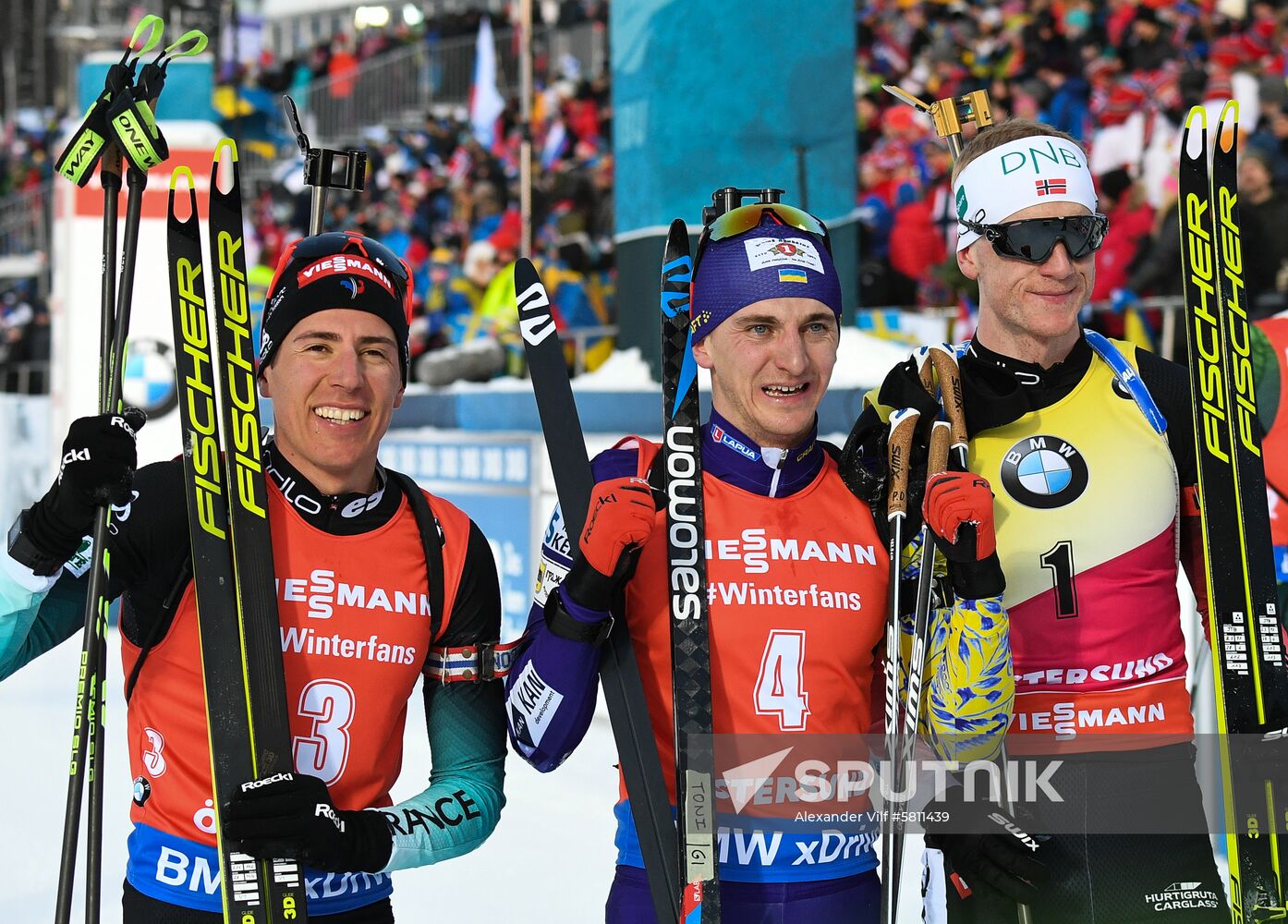 Sweden Biathlon Worlds Pursuit Men