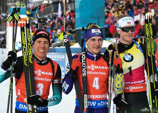 Sweden Biathlon Worlds Pursuit Men