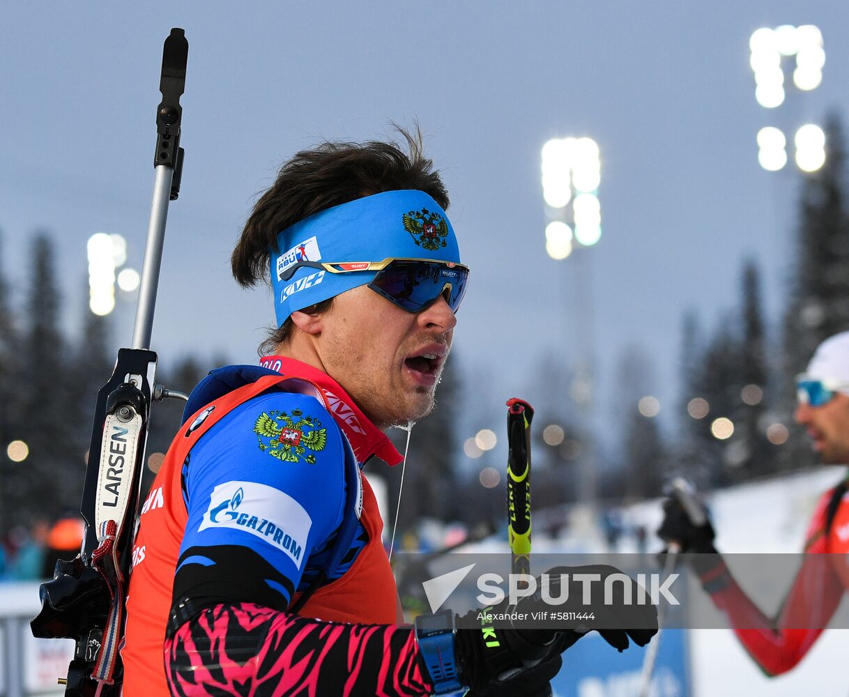 Sweden Biathlon Worlds Pursuit Men