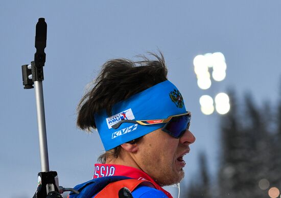 Sweden Biathlon Worlds Pursuit Men