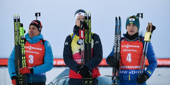 Sweden Biathlon Worlds Pursuit Men