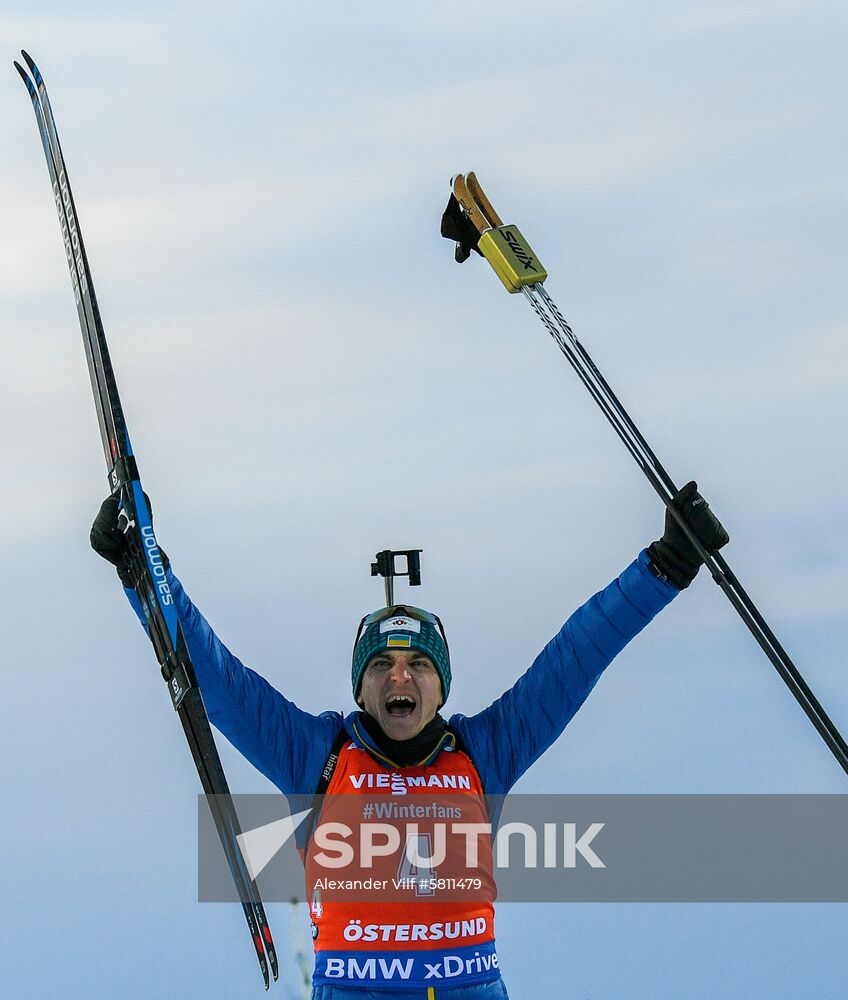 Sweden Biathlon Worlds Pursuit Men