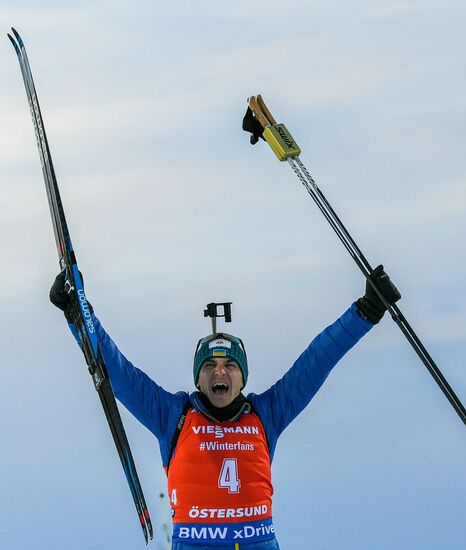 Sweden Biathlon Worlds Pursuit Men