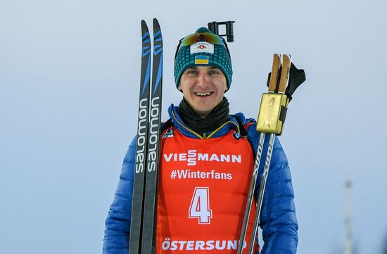 Sweden Biathlon Worlds Pursuit Men