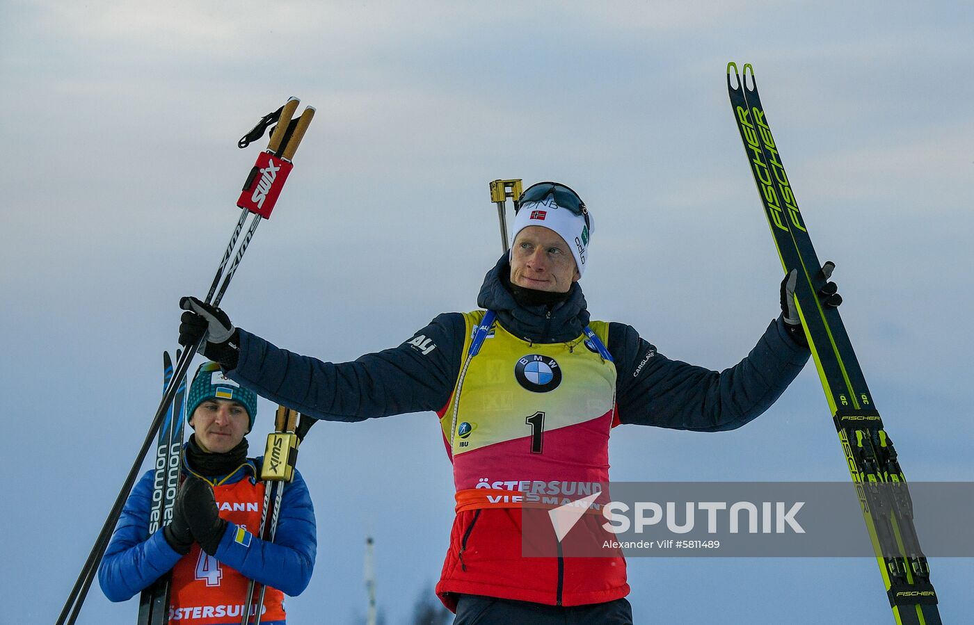 Sweden Biathlon Worlds Pursuit Men