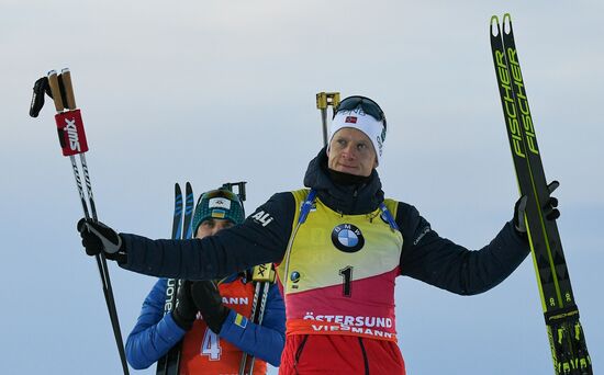Sweden Biathlon Worlds Pursuit Men